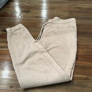 H&M tan joggers size XS